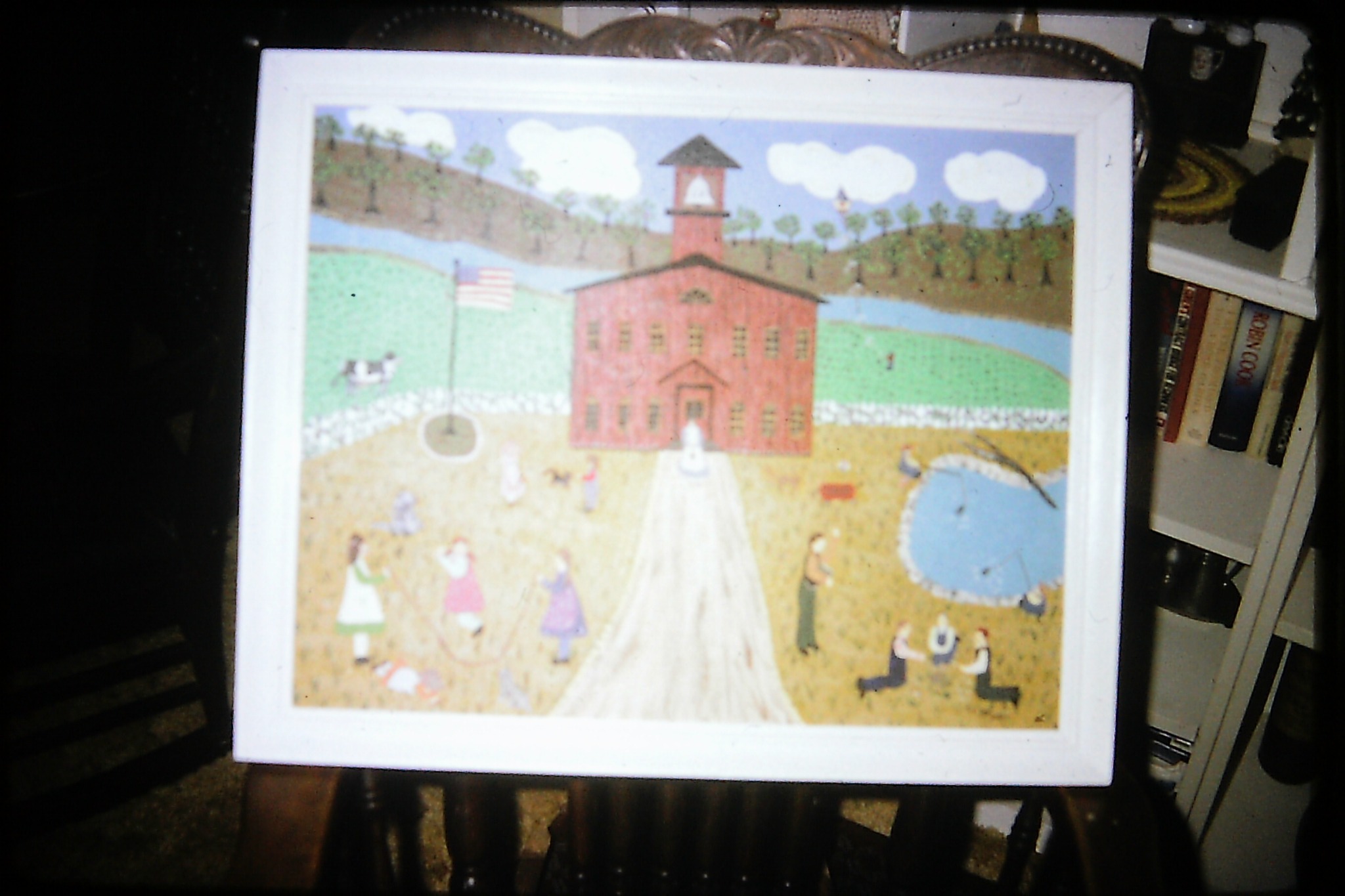 School Days — folk art painting